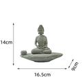 statue de Bouddha - parfaite pour le jardin zen, l'aquarium de poissons, le yoga, le bonsaï et plus - décoration spirituelle feng shui et ornements de thé porte-bonheur