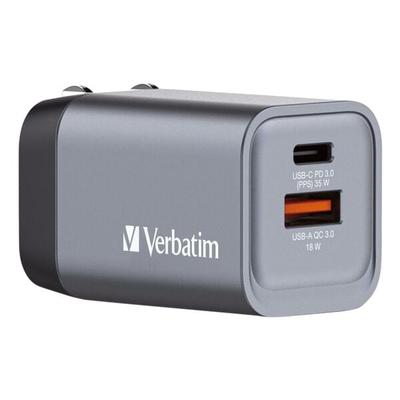 Verbatim USB-Ladegerät 2-in-1 mit GaN-Technologie 35 W Image