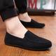 Men's Loafers Slip-Ons Suede Shoes Penny Loafers Comfort Shoes Walking Casual Daily Satin Comfortable Slip Resistant Elastic Band claret Dark blue A Oil green Summer Fall