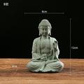 Buddha Statue - Perfect for Zen Garden, Fish Aquarium, Yoga, Bonsai More - Spiritual Feng Shui Decoration Lucky Tea Man Ornaments