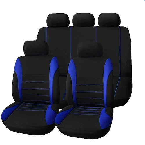 9 pz / set coprisedili per auto comodo antipolvere protettore di stoffa arte proteggere cuscino seggiolini auto auto-styling automobili interni auto universale coprisella completo