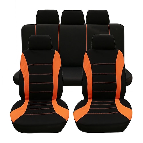 9 pz / set coprisedili per auto comodo antipolvere protettore di stoffa arte proteggere cuscino seggiolini auto auto-styling automobili interni auto universale coprisella completo
