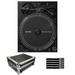 Pioneer DJ PLX-CRSS12 Professional Digital-Analog Hybrid Turntable with Universal Turntable Road Case Package