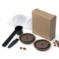 Home Silicone Spoon Brush Reusable Coffee Pod Coffee Capsule Lid Silicone Cap Refillable Coffee Cover SET 2