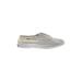 Keds Sneakers: Silver Print Shoes - Women's Size 6 1/2 - Almond Toe