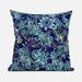 18 x 18 in. Flying Floral Paisley Broadcloth Indoor & Outdoor Zippered Pillow - Sky Blue Purple & Beige