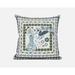 20 x 20 in. Love Your Vase Peacock Broadcloth Indoor & Outdoor Zippered Pillow - Multi Color