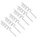 6 Pcs Wrought Iron Plant Supports Rose Vine Guide Plants Climbers Spiral Bracket