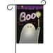 Hyjoy Trick Or Treat Ghouls Halloween Garden Flag Yard Banner Polyester for Home Flower Pot Outdoor Decor 28X40 Inch