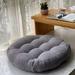 EQWLJWE Floor Pillow Seating Round Chair Cushion Soft Thicken Mat Seat Pads Floor Cushions Sitting Pillow for Living Room Indoor Outdoor 17.71 x 17.71 Gray