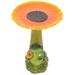 Garden Bird Feeder Animal Frog Feeder Sunflower Bird Feeder Decor Patio Sunflower Bird Bath