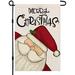 Merry Christmas Garden Flag Double Sided Vertical Christmas Flags Small Mini Rustic Xmas Winter Farmhouse Lawn Yard Outside Outdoor Decorative Flag Decor 12 x 18 Inch DF004