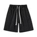 YUHAOTIN Mens Bike Shorts with Pockets Male Casual Pants Solid Trend Youth Summer Mens Sweatpants Fitness Running Shorts Beach Shorts Mens Workout Shorts with Liner and Zipper Pockets