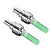 2pcs LED Bike Wheel Lights Waterproof Wheel Tire Cap Lights for Motorcycle Car Decoration Safety Tire Lights ( Light Green )