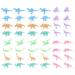 48 Pcs Mini Dinosaur Model Easter Egg Stuffers Figures Models Cake Decorations Party Favors Child Baby