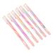 6PCS Glitter Gel Ink Pens Retractable Gel Ink Pen Gradient Color Gel Ink Pen for Scrapbooking DIY Diary Journal Planner