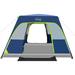 6-Person Tent/Instant for Camping Windproof Family 60 Seconds/Easy Setup Cabin Tent with Top Rainfly Double Layer 4 Large Mesh Windows 2 Mesh Door Provide 2 pcs Gate Mat Camping Tent-10 X9 X78 (H)