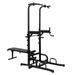 Historyli Go5H Power Tower With Bench Pull Up Bar Dip Station Adjustable Height Dip StandMulti-Function Fitness Rack For Gym Home Living Room