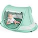 Baby Beach Tent Portable Baby Travel Tent with Mosquito Net Indoor Baby Play Tent-Green