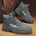 New In Shoes For Men Casual Winter Boots Platform Sneakers Work Safety Leather Loafers Hiking Designer Luxury Tennis Sport Gray DZ13 43