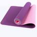 TPE yoga mat - non-slip gym mat - gym pilates exercise and fitness mat with belt - non-slip yoga mat