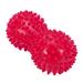 Massage Ball - 6Colors Spiky Massage Ball Fitness Exercise Mobility Peanut Ball Pain Muscle Steess Relief(Rose red)