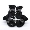 Waterproof Pet antiskid Shoes Warm Puppy Boots Winter Dog Cat Snow Boots 4Pcs