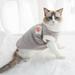 Winter Warm Puppy Vest Outfit Dog Cat Fleece Jumper Sweater Pet Clothes XS-XL