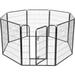 Dog Playpen 8 Panels 40 Inch Height Heavy Duty Outdoor Indoor Metal Pet Fence RV Yard For Medium/Small Dogs