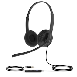 Yealink UH34 Lite Kopfhörer Kabelgebunden Kopfband Büro/Callcenter Schwarz Image
