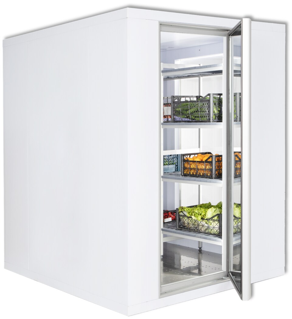 A&S polarny Gastro Tiefkühlzelle Tiefkühlraum Tiefkühlhaus 13,30 m³ 120er Wand 2700x3000x2200 mm Image