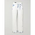 Proenza Schouler - Ellsworth Belted Bleached Low-rise Straight-leg Jeans - Light blue
