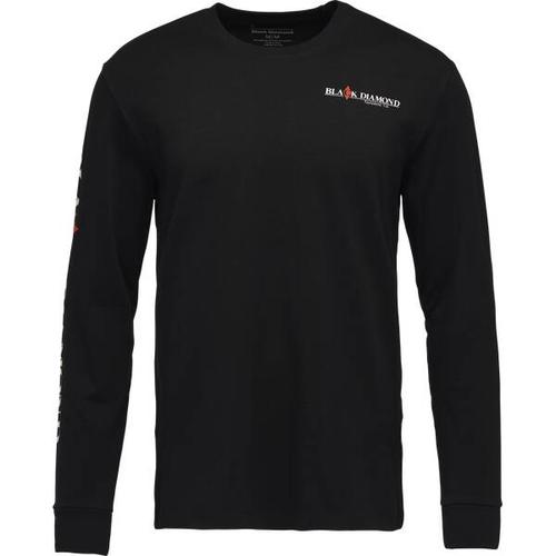 BLACK DIAMOND Herren Shirt LOGOWEAR, Größe M in Schwarz