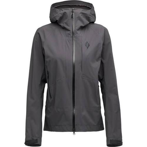 BLACK DIAMOND Damen Funktionsjacke WMNSOUTRWR, Größe S in Grau