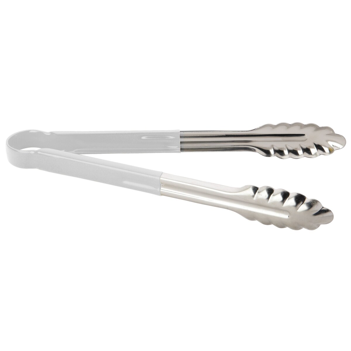 METRO PROFESSIONAL Grillzange, Edelstahl/Vinyl, 24 cm, weiß/silber Image