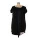 Jete Casual Dress - Mini Scoop Neck Short sleeves: Black Print Dresses - Women's Size 3X Plus