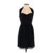 Shoshanna Cocktail Dress - A-Line: Black Solid Dresses - Women's Size 0