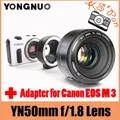 YONGNUO-Objectif YN 50mm f1.8 YN EF f/1.8 tains autofocus pour appareil photo reflex numérique IL
