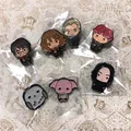 Broche magique de dessin animé Harry Potter figurine d'anime Hermione Malfoy Voldemort insigne