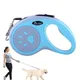 Laisse rétractable automatique pour chiens de petite et moyenne taille flexible verrouillage sûr