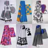 Tissu en Satin Imprimé de Haute Qualité de Style Ghana Organza pour Robe de Soirée 6 Yards/Lot