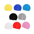 Bonnet de piscine en silicone antidérapant pour adulte et enfant accessoire de natation durable