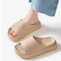 Pantoufles d'Nikde Rue pour Femme Chaussures d'Été et d'Hiver à Semelle Optique de 5.5cm