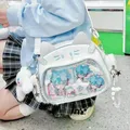 Sac à bandoulière Y2K Cat Ita pour femmes sacs à dos de mode coréens sacs à dos Kawaii pour filles