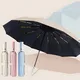 Parapluie pliant automatique Sophia pour hommes et femmes rétro multicolore soleil pluie