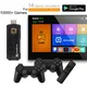 Mini TV Android Stick Game Stick Consoles de jeux vidéo rétro 10000 jeux 4K PS1 PSP SDavid