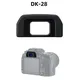 DK-28 Eyecup Eysim couvercle de viseur pour appareil photo Nikon D7500