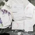 Bloc-notes de décoration de fond rétro papier matériel printemps jardin indésirable journal