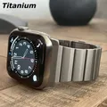 Bracelet en titane de luxe pour Apple Watch bracelet d'affaires pour homme bracelet pour iWatch