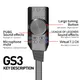 Adaptateur de convertisseur de carte son GS3 7.1 canaux USB externe casque audio câble de prise